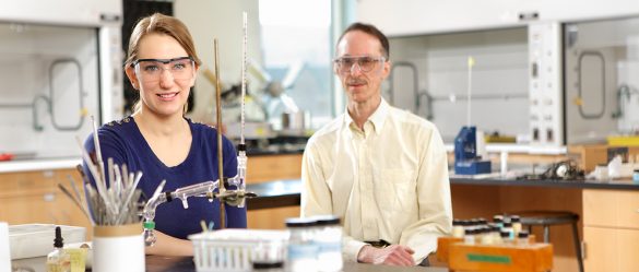 Emily Gruver and Dr. Trujillo