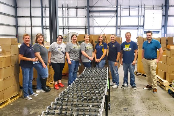 Members of the Wilkes Financial Services Team at the Weinberg Food Bank