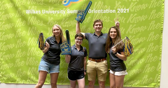 Student e-mentors prepare for Orientation week 2021.