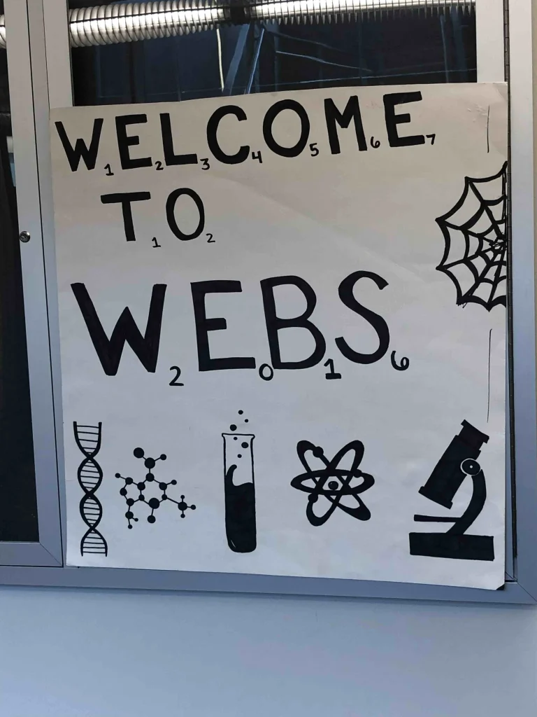 sign reading welcome to WEBS
