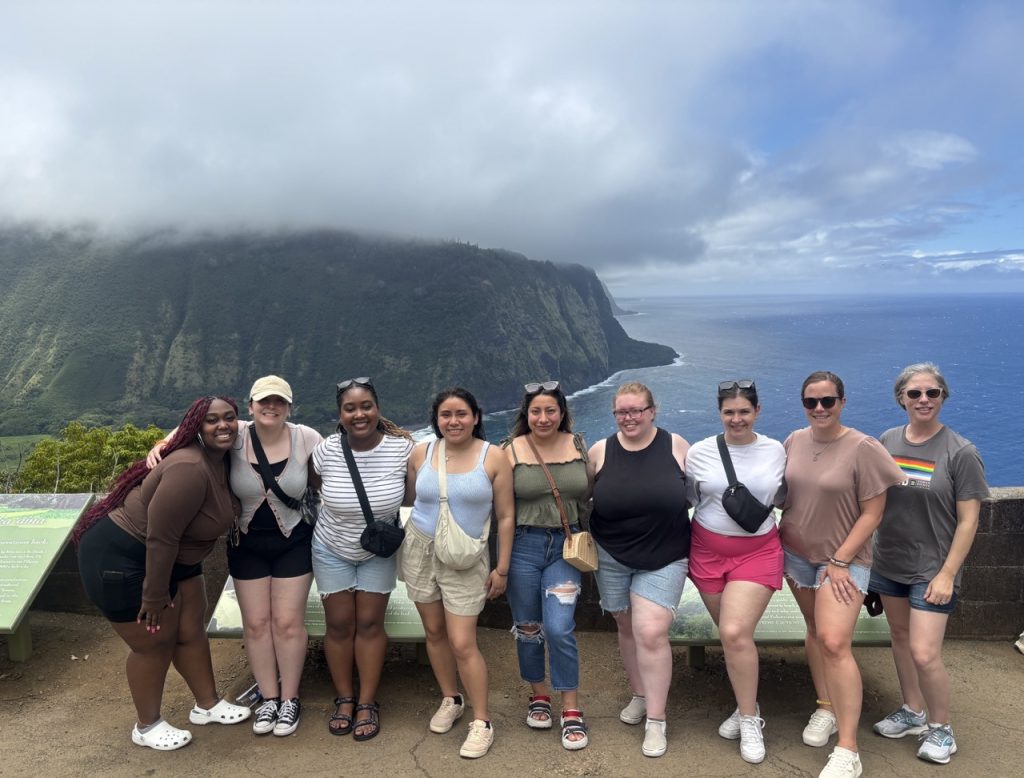 Bonner Leaders at Wilkes University on a recent service trip to Hawaii