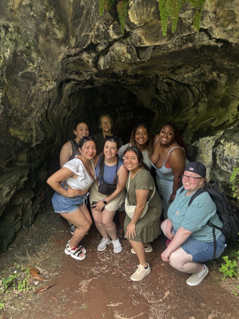 Wilkes University students exploring Hawaii on a recent service trip