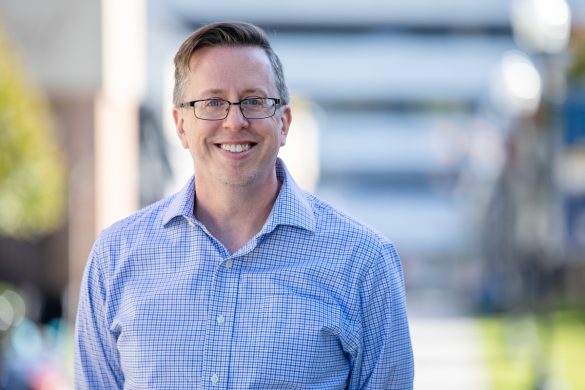 Photo of Brian Bogert on the Wilkes University campus