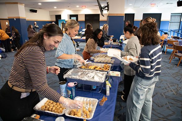 Wilkes Chefs Serving others during Taste of Wilkes.