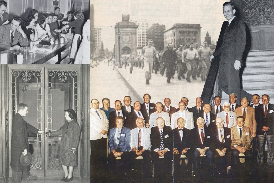 Collage of archival materials from Wilkes University